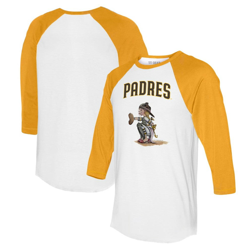 San Diego Padres Tiny Turnip Women's Kate 3/4-Sleeve Raglan T-Shirt Near Me