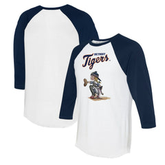 Detroit Tigers Tiny Turnip Women's Kate 3/4-Sleeve Raglan T-Shirt Outlet