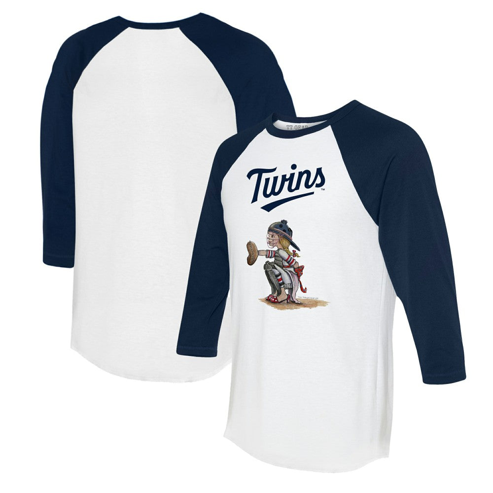 Minnesota Twins Tiny Turnip Women's Kate 3/4-Sleeve Raglan T-Shirt for sale