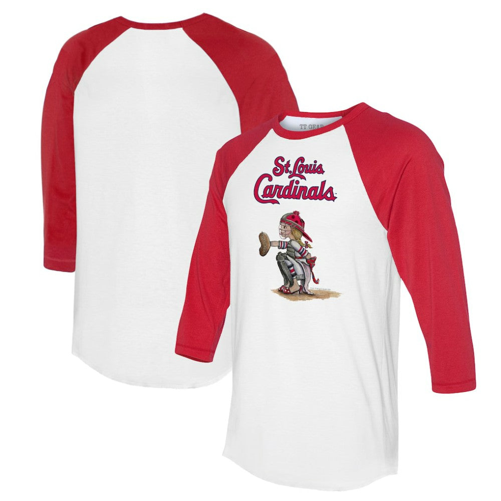 St. Louis Cardinals Tiny Turnip Women's Kate 3/4-Sleeve Raglan T-Shirt Near Me