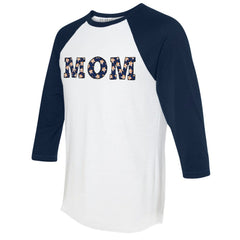 Houston Astros Tiny Turnip Women's Logo Mom 3/4-Sleeve Raglan T-Shirt Sale