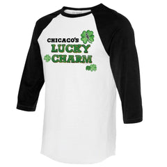 Chicago White Sox Tiny Turnip Women's Lucky Charm 3/4-Sleeve Raglan T-Shirt Near Me