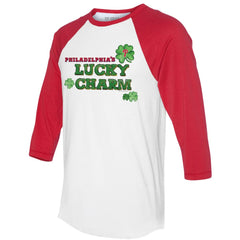 Philadelphia Phillies Tiny Turnip Women's Lucky Charm 3/4-Sleeve Raglan T-Shirt Discount