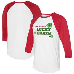 St. Louis Cardinals Tiny Turnip Women's Lucky Charm 3/4-Sleeve Raglan T-Shirt Near Me