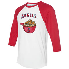 Los Angeles Angels Tiny Turnip Women's Nacho Helmet 3/4-Sleeve Raglan T-Shirt Discount