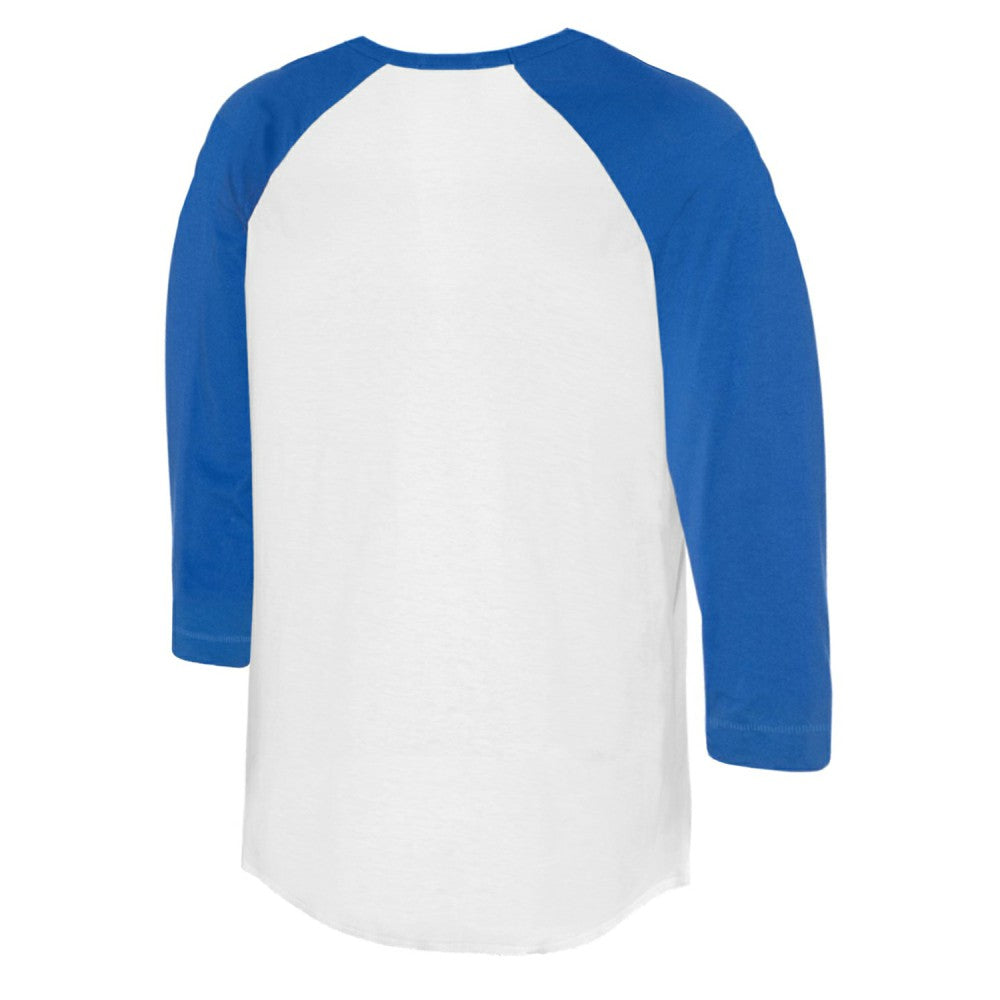 Kansas City Royals Tiny Turnip Women's Peace Love Baseball 3/4-Sleeve Raglan T-Shirt Outlet