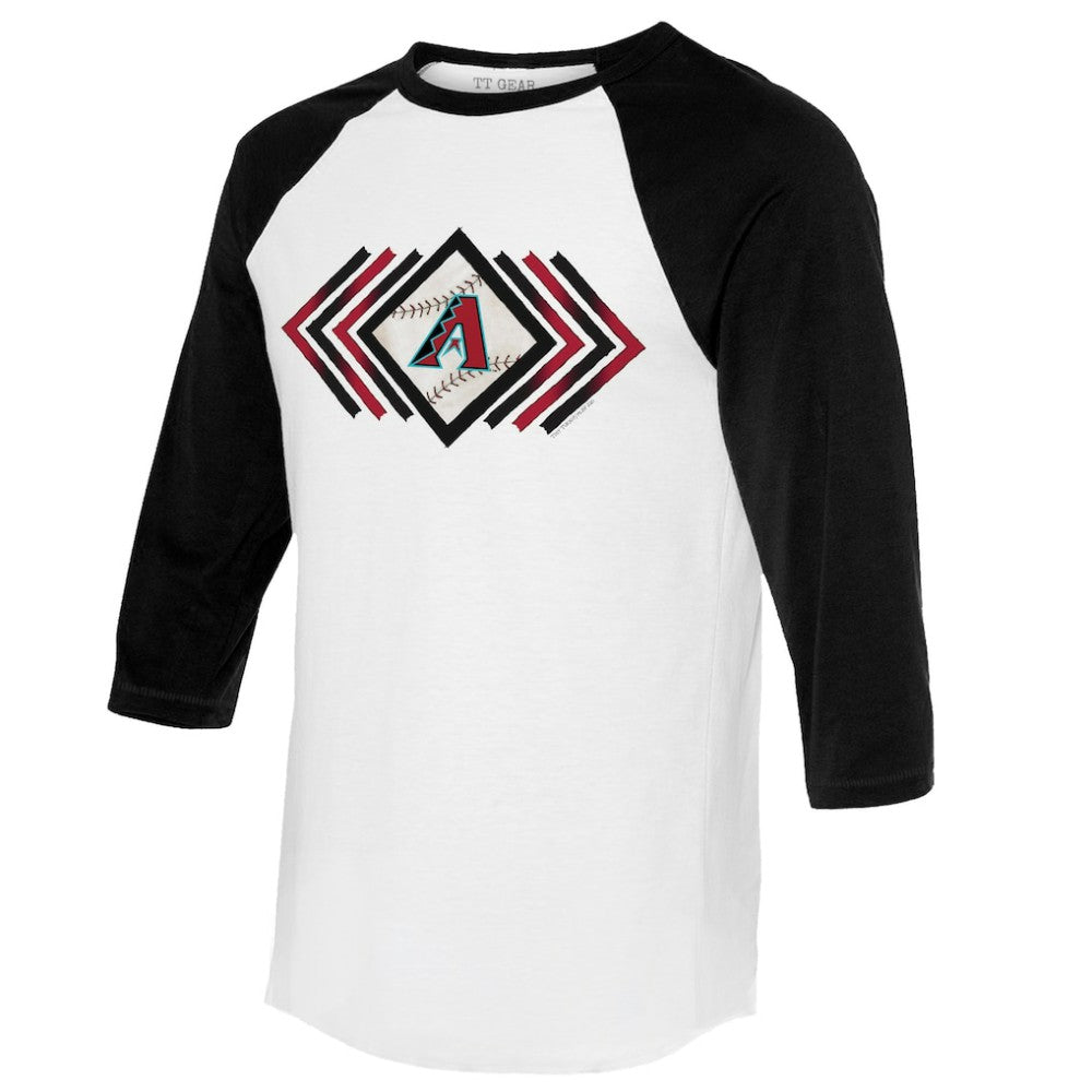 Arizona Diamondbacks Tiny Turnip Women's Prism Arrows 3/4-Sleeve Raglan T-Shirt for sale