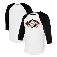 San Francisco Giants Tiny Turnip Women's Prism Arrows 3/4-Sleeve Raglan T-Shirt Discount