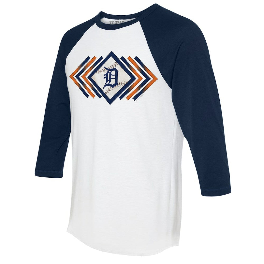 Detroit Tigers Tiny Turnip Women's Prism Arrows 3/4-Sleeve Raglan T-Shirt Online