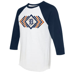 Detroit Tigers Tiny Turnip Women's Prism Arrows 3/4-Sleeve Raglan T-Shirt Online