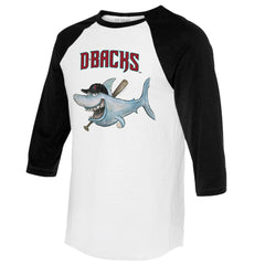 Arizona Diamondbacks Tiny Turnip Women's Shark 3/4-Sleeve Raglan T-Shirt Discount