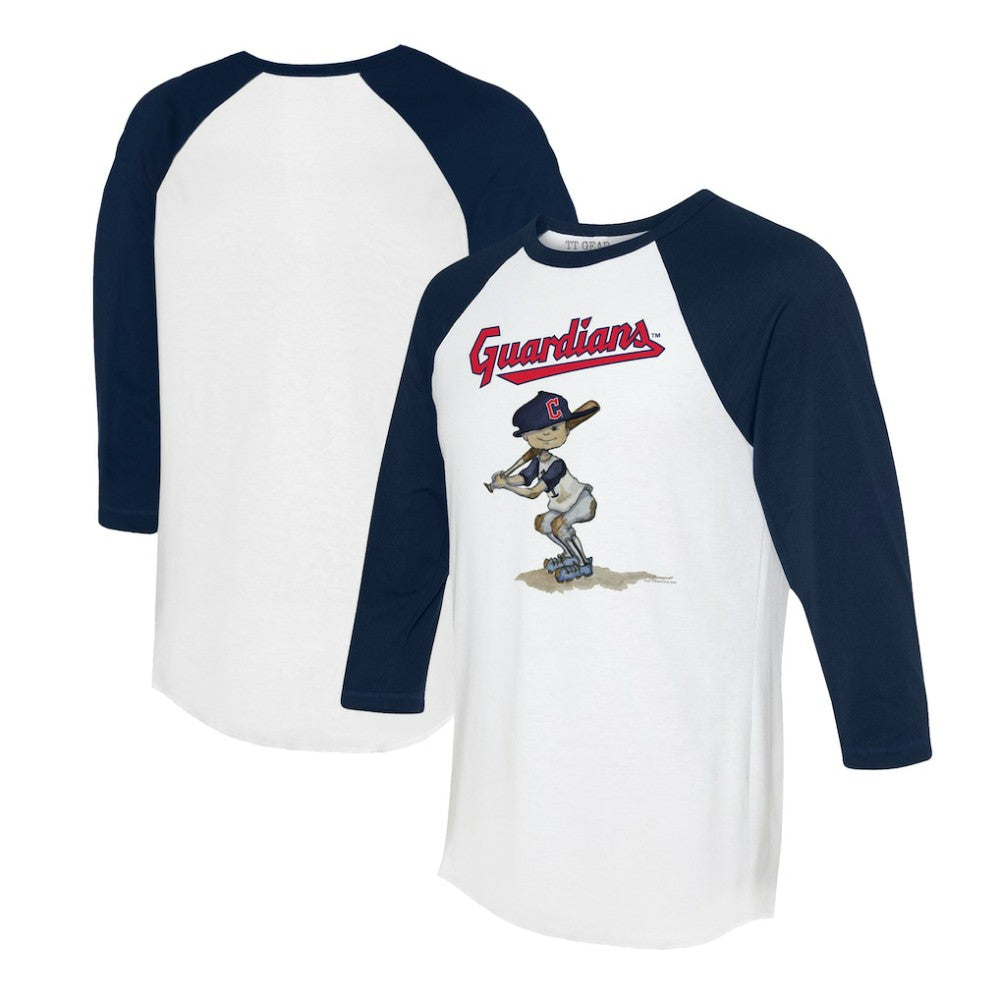 Cleveland Guardians Tiny Turnip Women's Slugger 3/4-Sleeve Raglan T-Shirt for sale