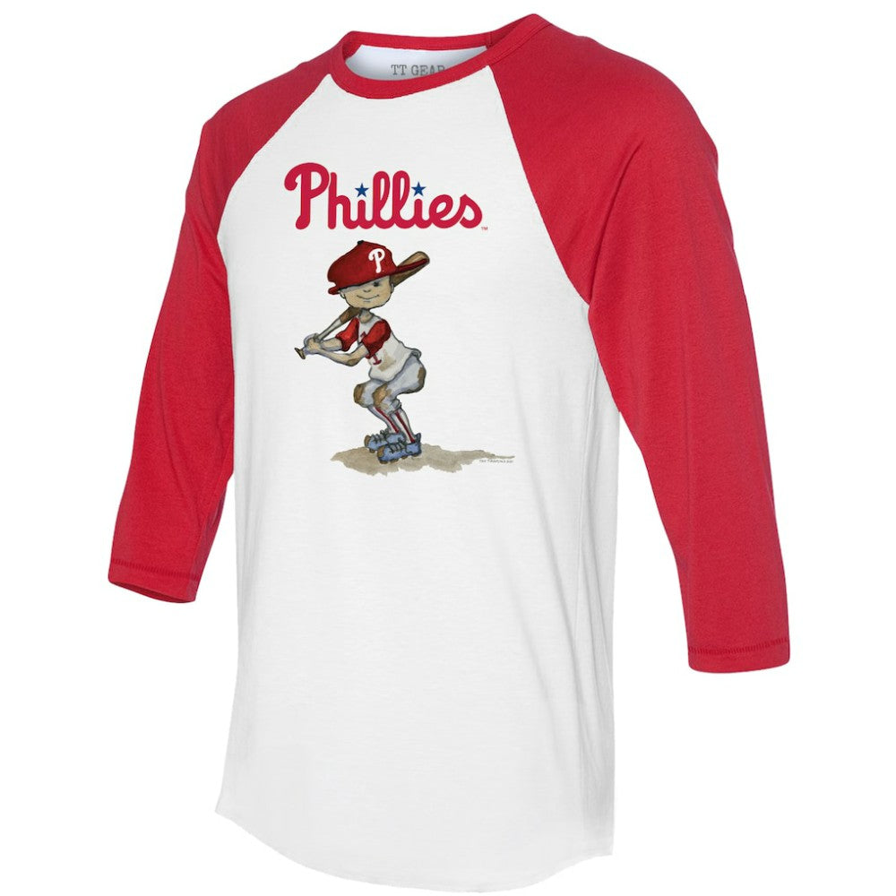Philadelphia Phillies Tiny Turnip Women's Slugger 3/4-Sleeve Raglan T-Shirt Online