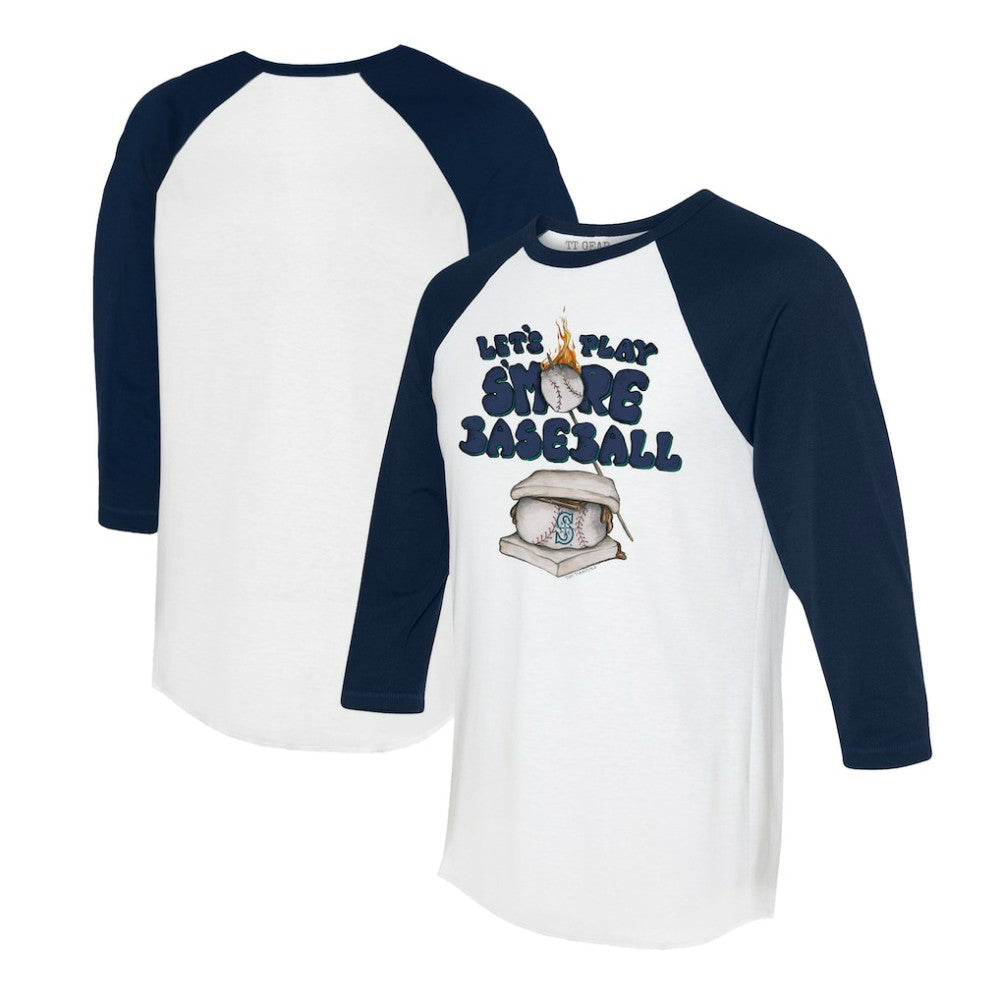 Seattle Mariners Tiny Turnip Women's Smores 3/4-Sleeve Raglan T-Shirt Near Me