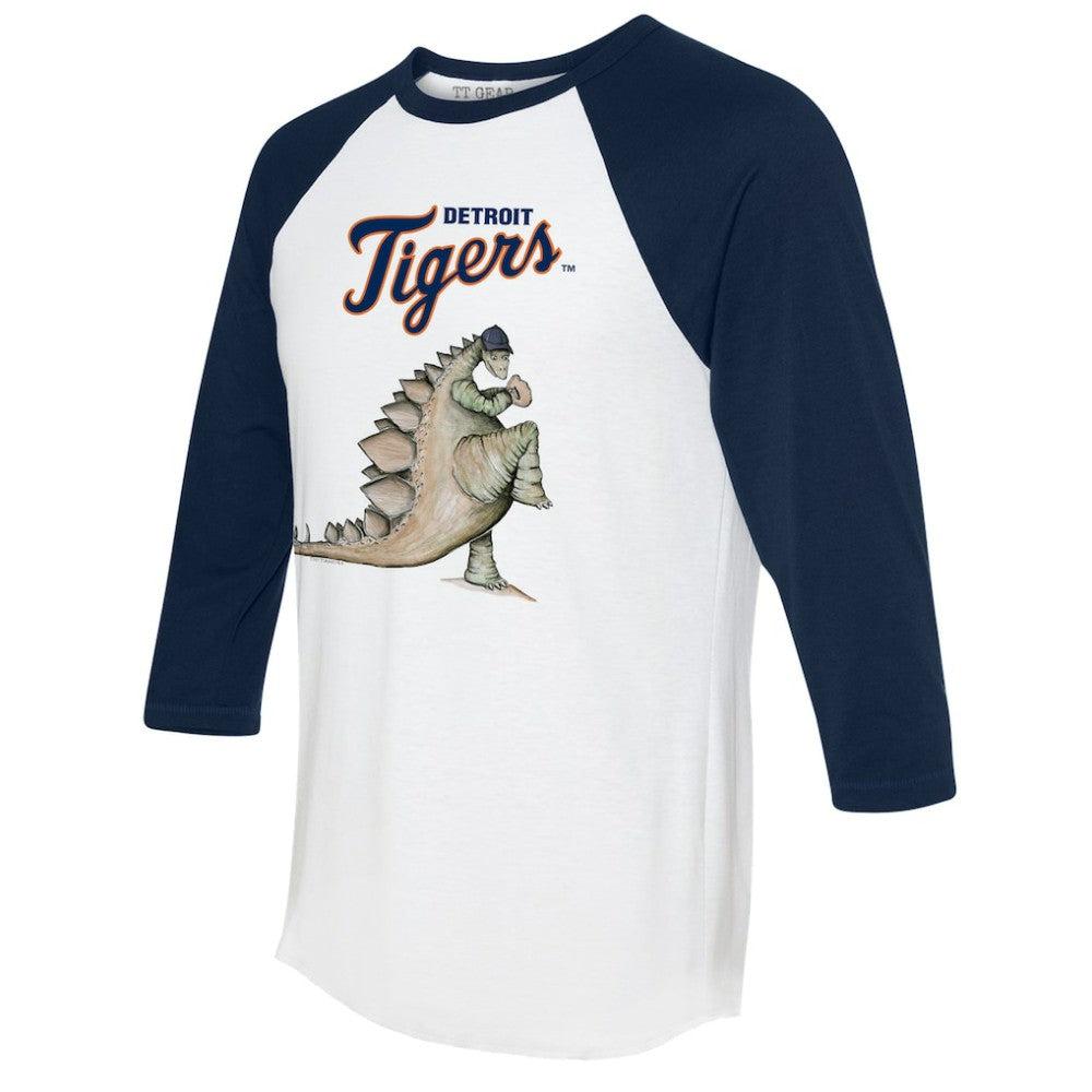 Detroit Tigers Tiny Turnip Unisex Stega 3/4-Sleeve Raglan T-Shirt for sale