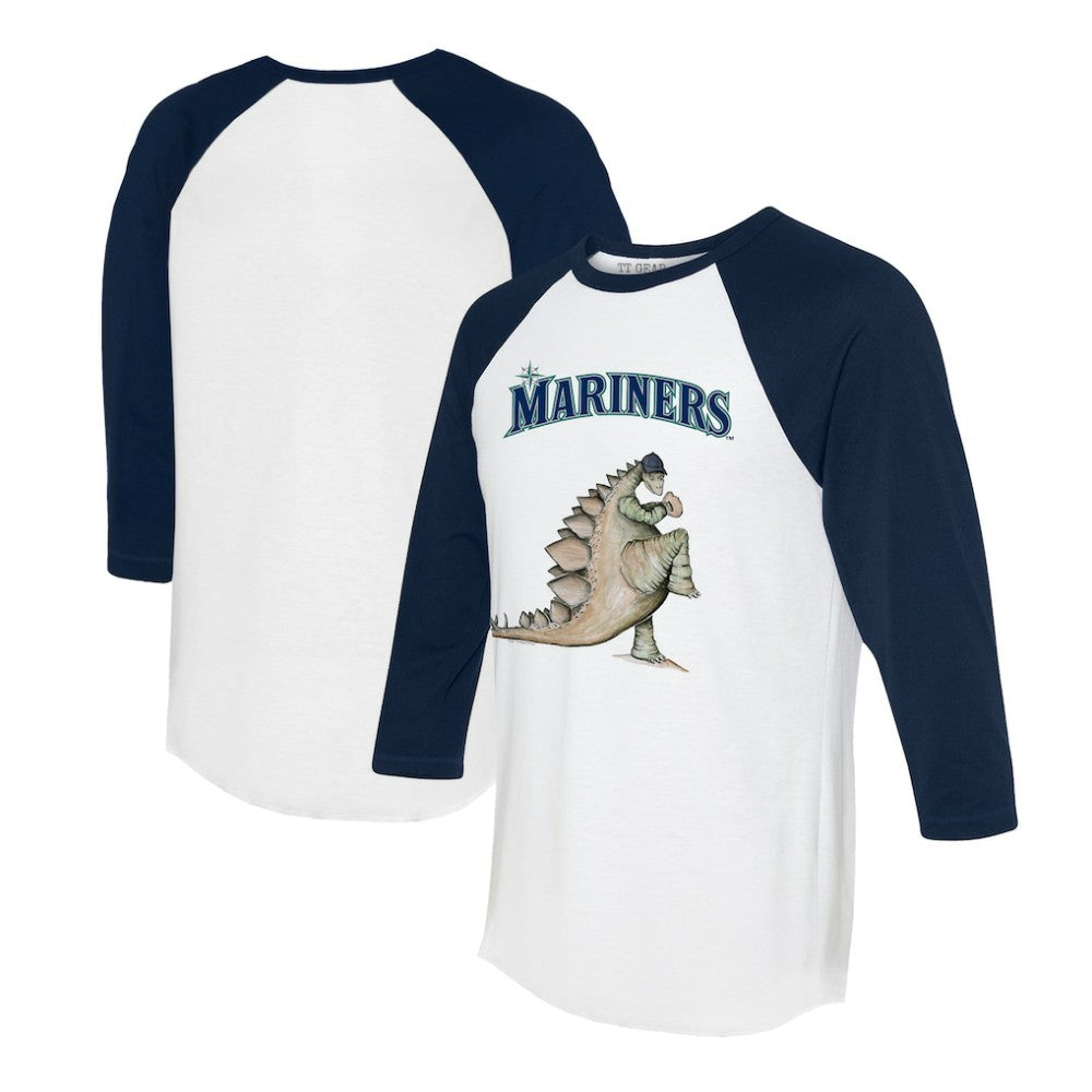 Seattle Mariners Tiny Turnip Unisex Stega 3/4-Sleeve Raglan T-Shirt Discount