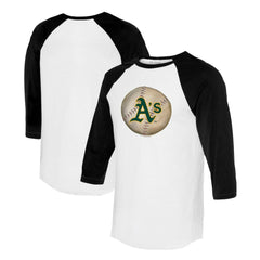 Athletics Tiny Turnip Unisex Stitched Baseball 3/4-Sleeve Raglan T-Shirt Discount