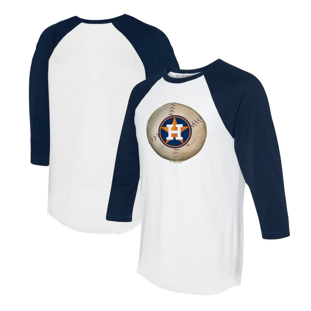 Houston Astros Tiny Turnip Unisex Stitched Baseball 3/4-Sleeve Raglan T-Shirt Near Me