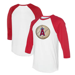 Los Angeles Angels Tiny Turnip Unisex Stitched Baseball 3/4-Sleeve Raglan T-Shirt Outlet