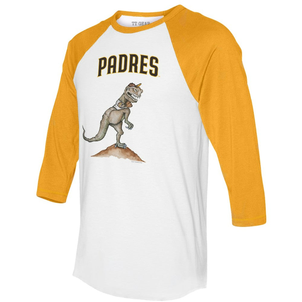 San Diego Padres Tiny Turnip Unisex TT Rex 3/4-Sleeve Raglan T-Shirt Near Me