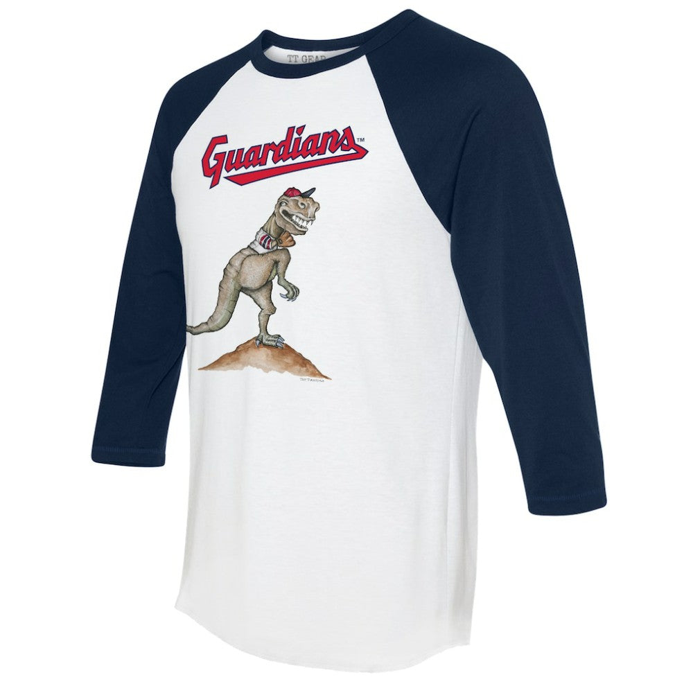 Cleveland Guardians Tiny Turnip Unisex TT Rex 3/4-Sleeve Raglan T-Shirt Discount