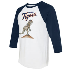 Detroit Tigers Tiny Turnip Unisex TT Rex 3/4-Sleeve Raglan T-Shirt Sale