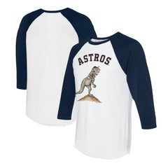 Houston Astros Tiny Turnip Unisex TT Rex 3/4-Sleeve Raglan T-Shirt Sale