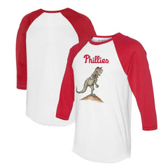 Philadelphia Phillies Tiny Turnip Unisex TT Rex 3/4-Sleeve Raglan T-Shirt for sale