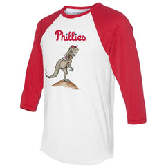 Philadelphia Phillies Tiny Turnip Unisex TT Rex 3/4-Sleeve Raglan T-Shirt for sale