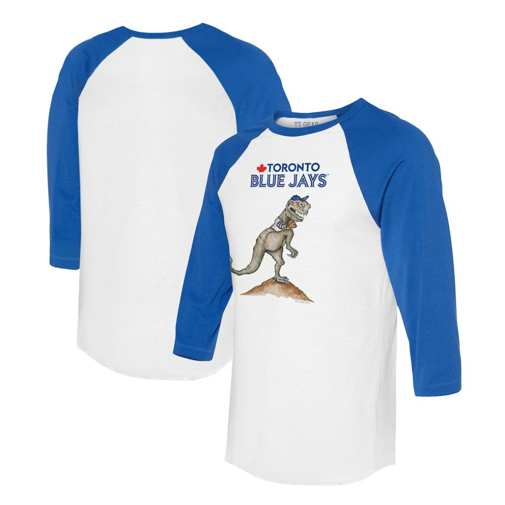 Toronto Blue Jays Tiny Turnip Unisex TT Rex 3/4-Sleeve Raglan T-Shirt Online