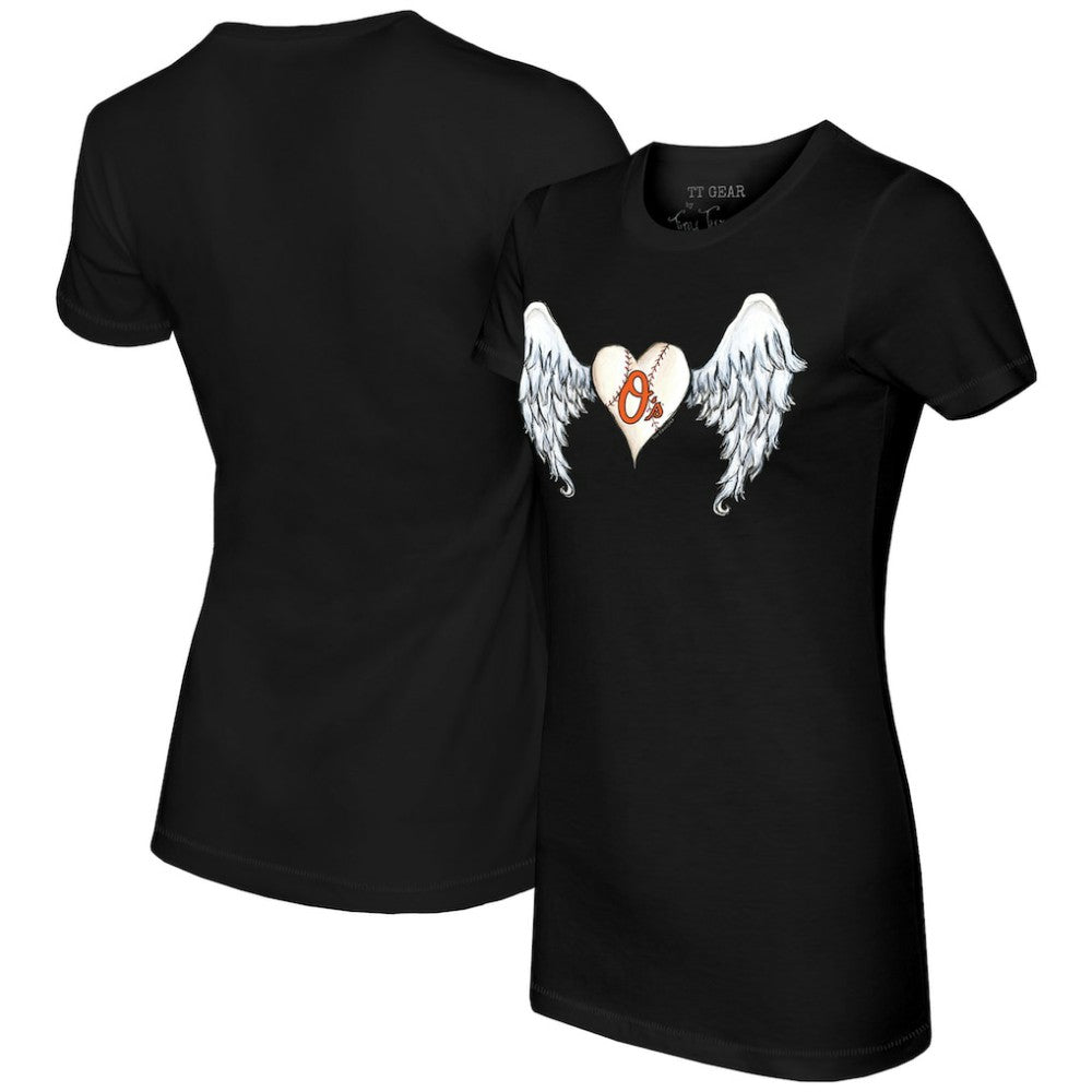 Baltimore Orioles Tiny Turnip Women's Angel Wings T-Shirt for sale