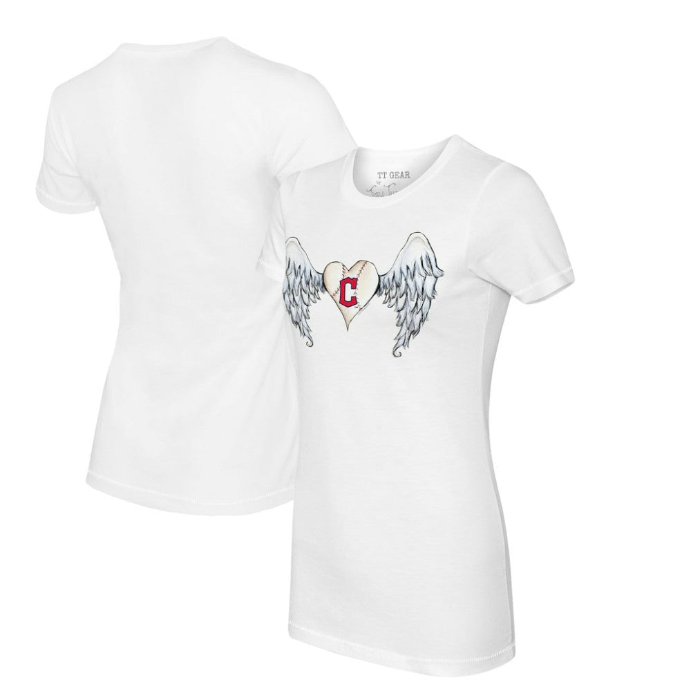 Cleveland Guardians Tiny Turnip Women's Angel Wings T-Shirt Outlet