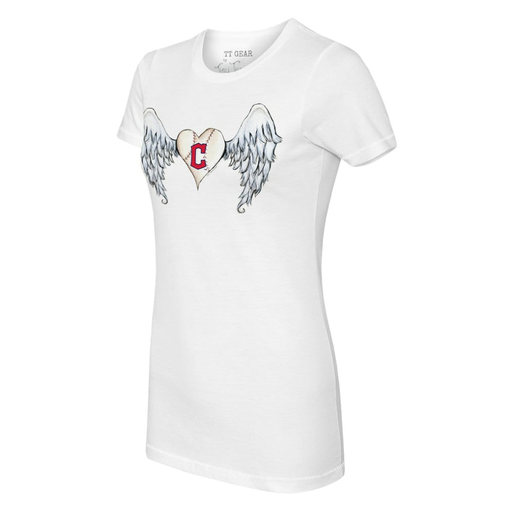 Cleveland Guardians Tiny Turnip Women's Angel Wings T-Shirt Outlet