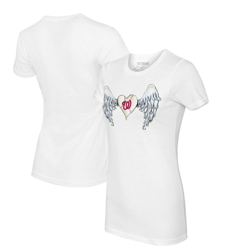 Washington Nationals Tiny Turnip Women's Angel Wings T-Shirt Sale