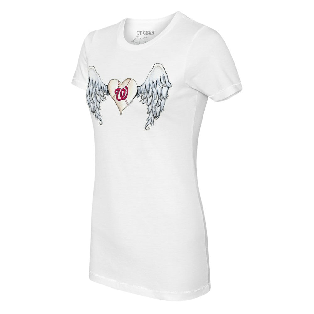 Washington Nationals Tiny Turnip Women's Angel Wings T-Shirt Sale