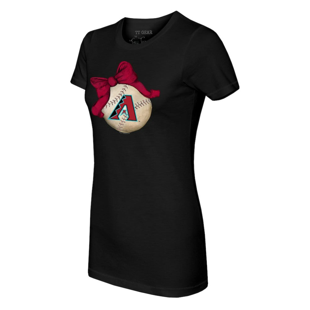 Arizona Diamondbacks Tiny Turnip Women's Baseball Bow T-Shirt Near Me