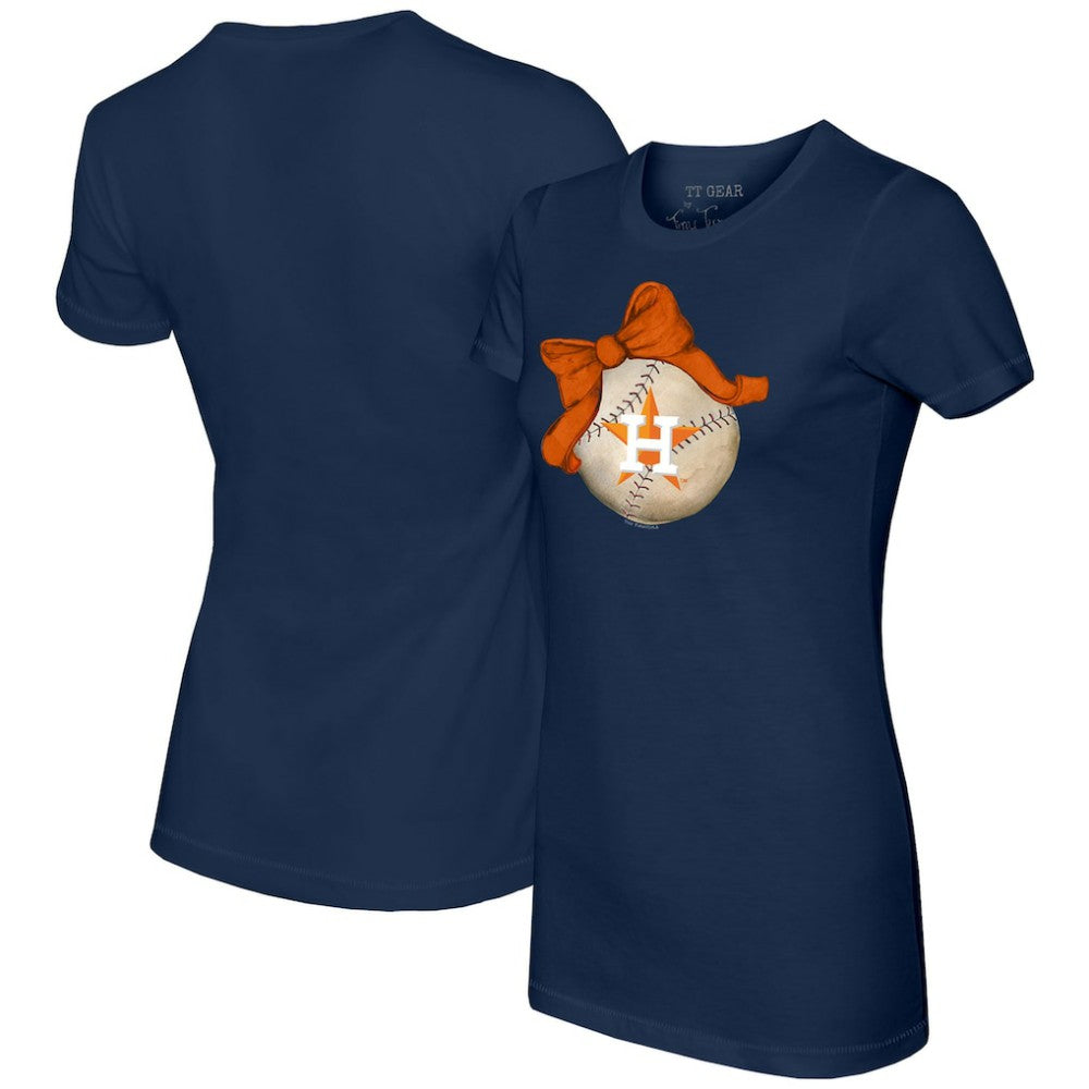 Houston Astros Tiny Turnip Women's Baseball Bow T-Shirt Near Me
