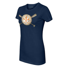 Houston Astros Tiny Turnip Women's Baseball Cross Bats T-Shirt Near Me