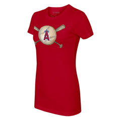 Los Angeles Angels Tiny Turnip Women's Baseball Cross Bats T-Shirt Near Me