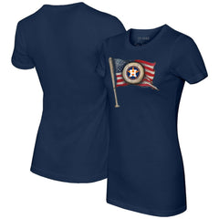 Houston Astros Tiny Turnip Women's Baseball Flag T-Shirt Discount
