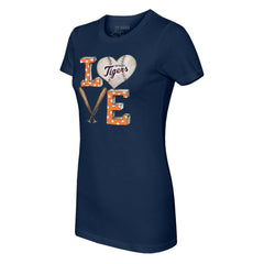 Detroit Tigers Tiny Turnip Women's Baseball Love T-Shirt Outlet