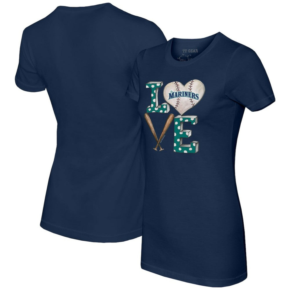 Seattle Mariners Tiny Turnip Women's Baseball Love T-Shirt Online
