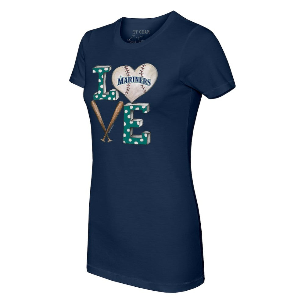 Seattle Mariners Tiny Turnip Women's Baseball Love T-Shirt Online