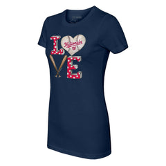 Washington Nationals Tiny Turnip Women's Baseball Love T-Shirt Sale