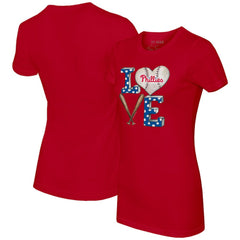Philadelphia Phillies Tiny Turnip Women's Baseball Love T-Shirt Discount