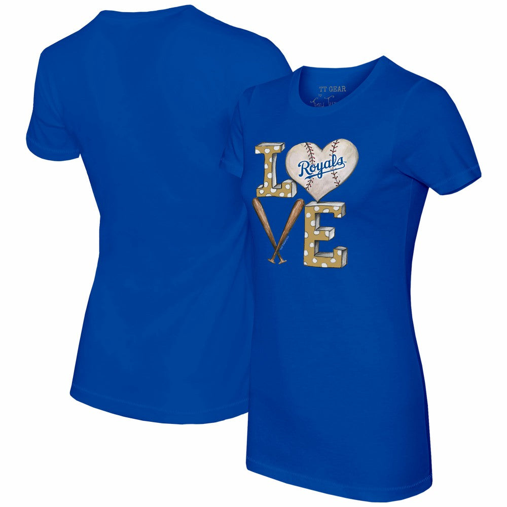 Kansas City Royals Tiny Turnip Women's Baseball Love T-Shirt Online