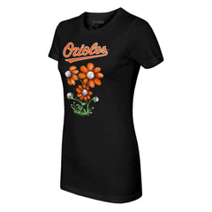 Baltimore Orioles Tiny Turnip Women's Blooming Baseballs T-Shirt Discount
