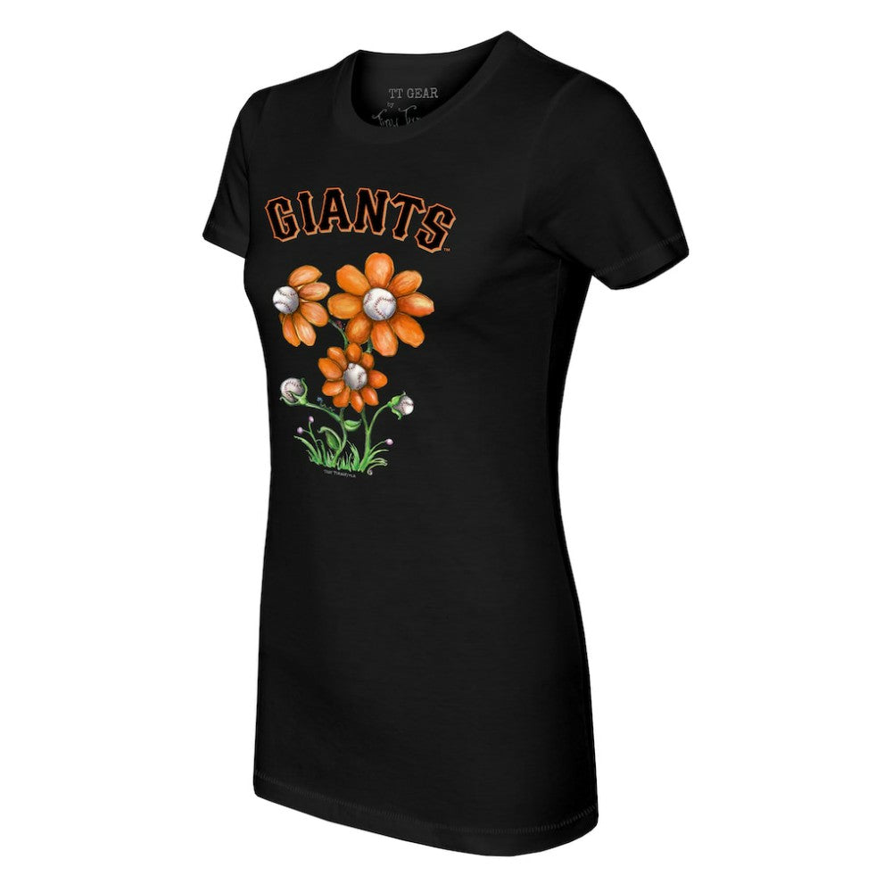 San Francisco Giants Tiny Turnip Women's Blooming Baseballs T-Shirt Online