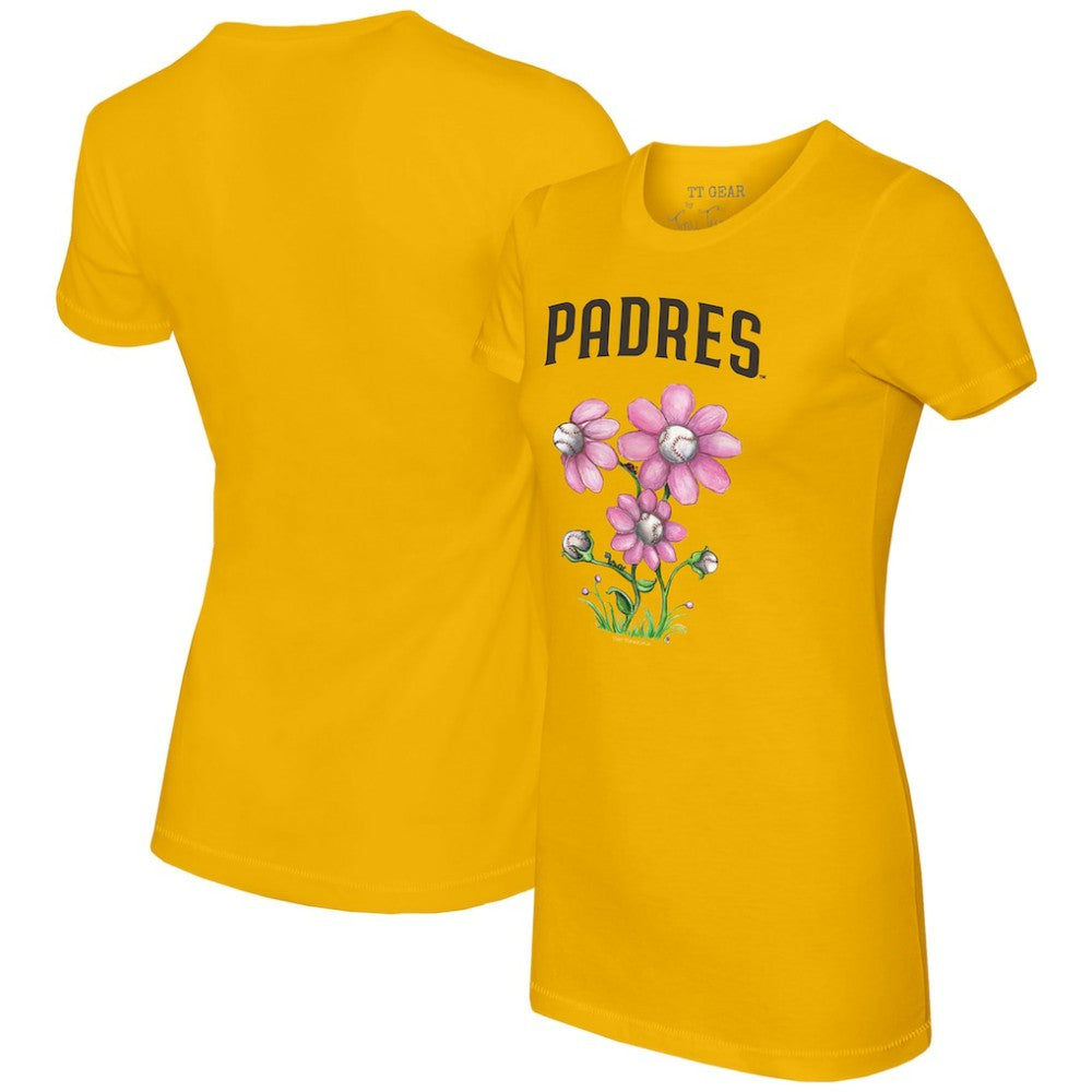 San Diego Padres Tiny Turnip Women's Blooming Baseballs T-Shirt Near Me