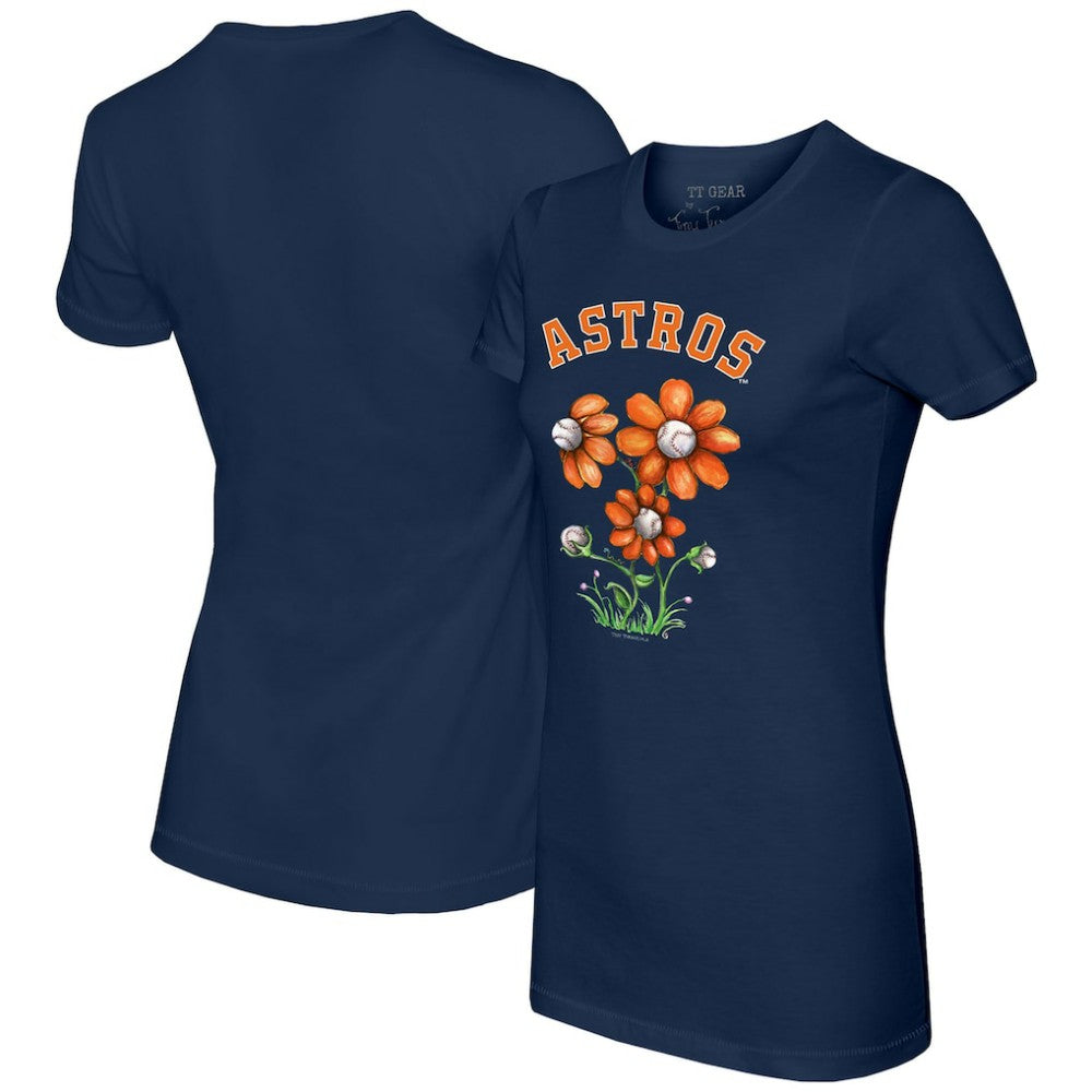 Houston Astros Tiny Turnip Women's Blooming Baseballs T-Shirt Near Me